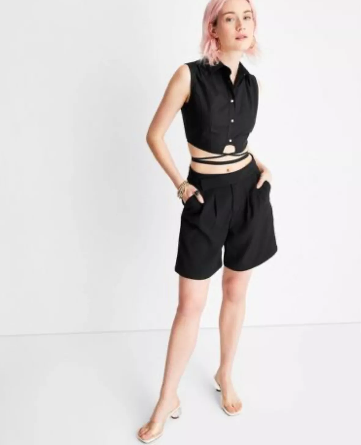 Women's Relaxed Trouser Shorts - … curated on LTK