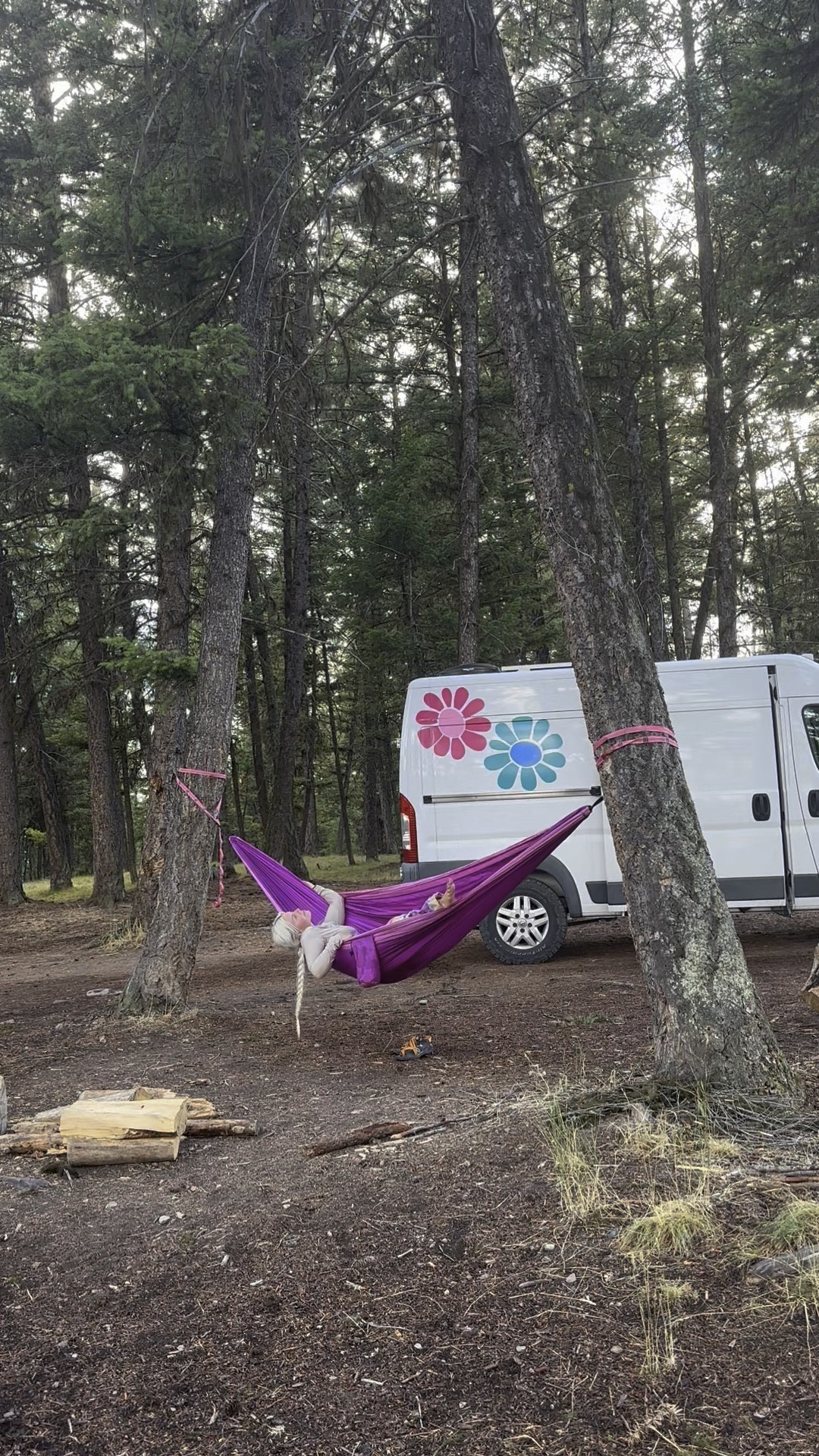 Purple hammock (and boobie koozie) 