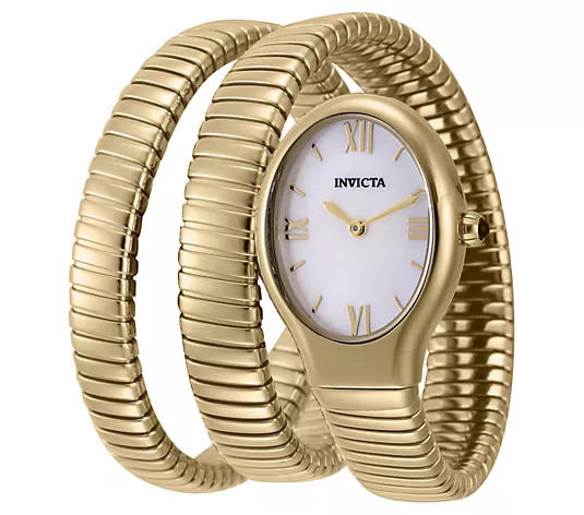 Invicta Lady 44501 Mayamar  Quartz 2 Hand White  Dial Watch - QVC.com | QVC