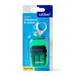 Caliber Clip-On Sharpener & Eraser | CVS Health