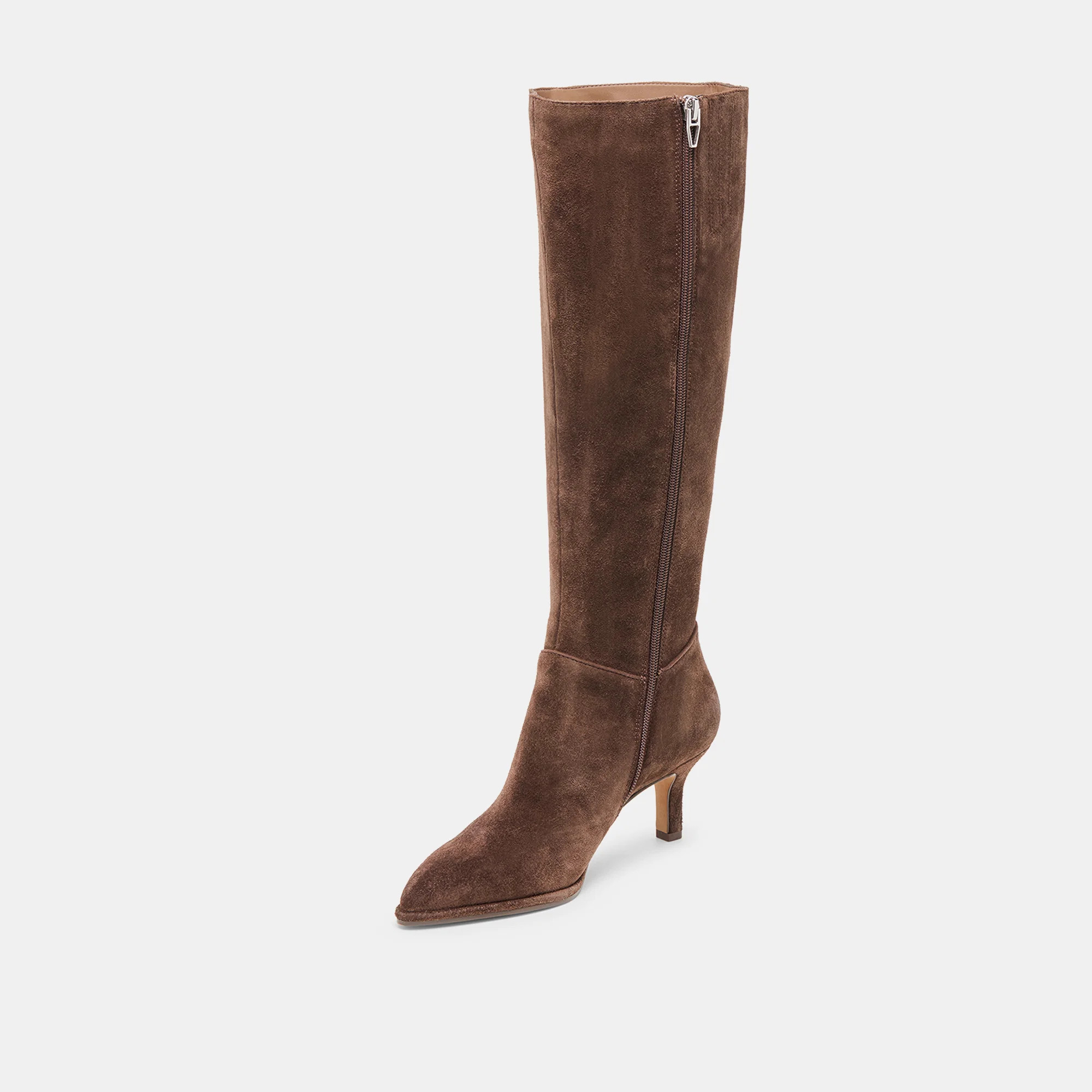 Aldy Dk Brown Suede Boots | Dolce Vita | DolceVita.com