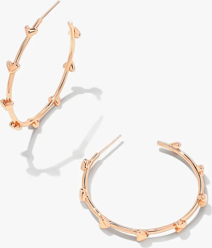 Kendra Scott Haven Heart Hoop Earrings | Nordstrom | Nordstrom