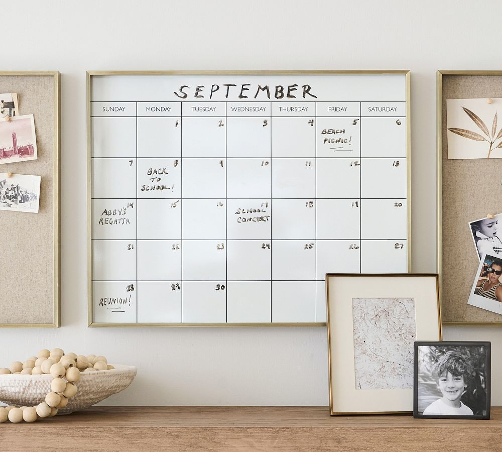Foley Magnetic Whiteboard Calendar | Pottery Barn (US)