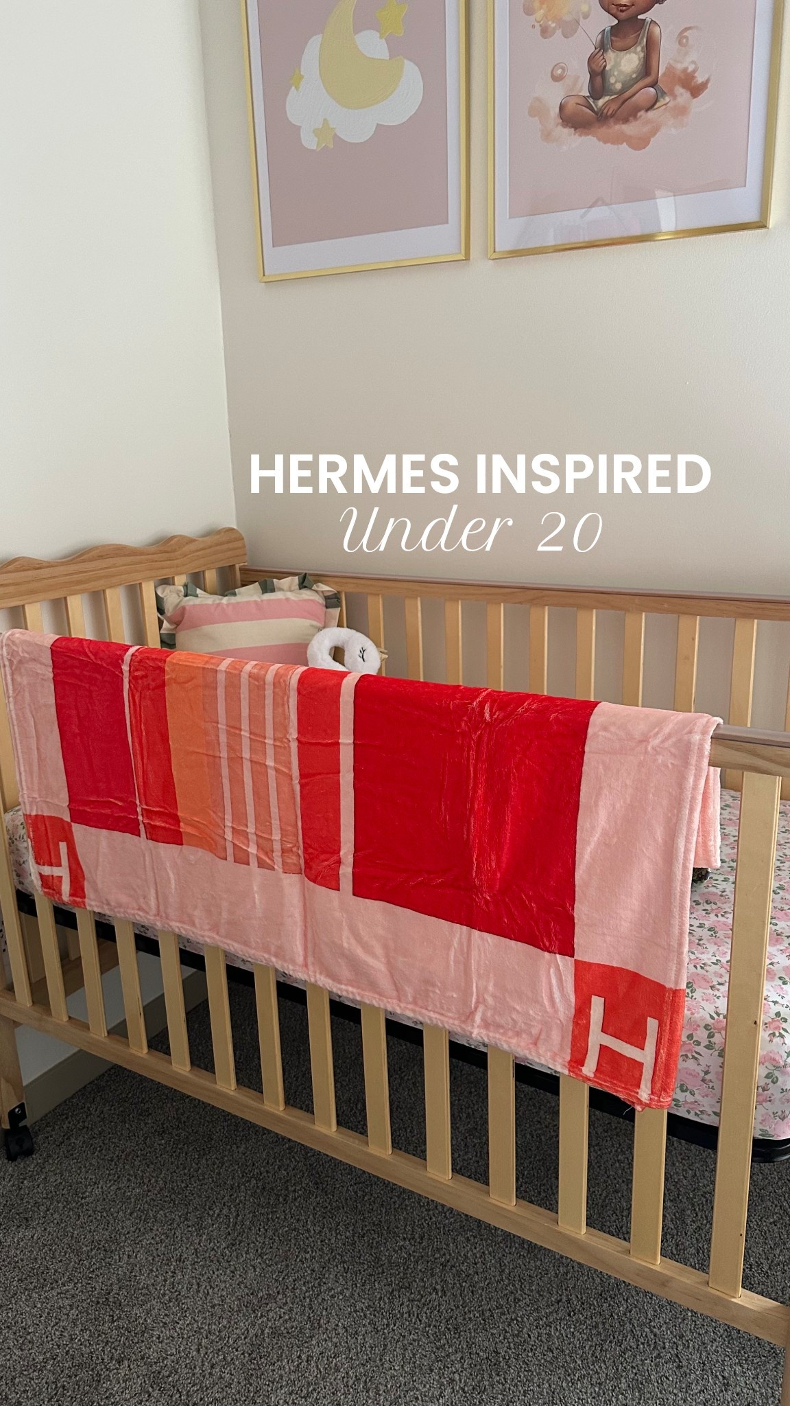 $12 with coupon. Once I steam the wrinkles out it will look ✨ 

Hermes inspired H blanket 
Baby blanket 

#LTKHome #LTKGiftGuide #LTKBaby