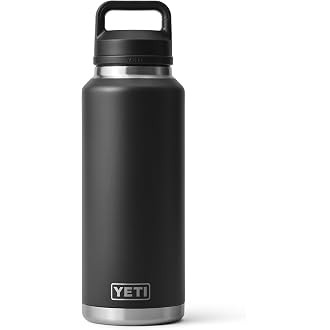 YETI Rambler 26 oz Bottle, Vacuum Insulated, Stainless Steel with Chug Cap, Black | Amazon (US)