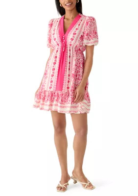 Women's Floral V-Neck Mini Dress | Belk
