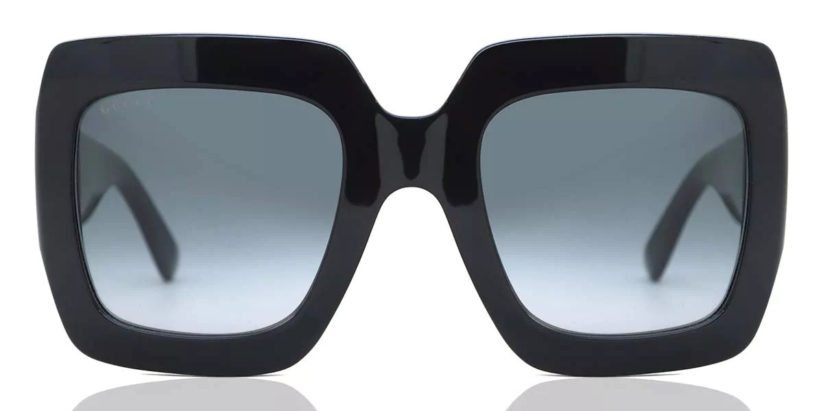 Gucci GG0053SN 001 Women’s Sunglasses Black Size 54 - Free RX Lenses | SmartBuyGlasses Global