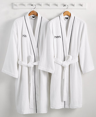 Macy's Hotel Collection His or Hers Robe, 100% Turkish Cotton, Created for Macy's & Reviews - Mac... | Macys (US)