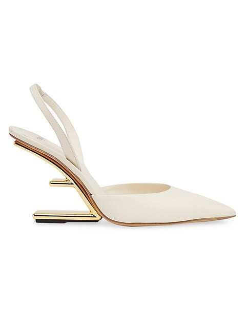 Fendi Fendi First Leather Slingback Pumps | Saks Fifth Avenue