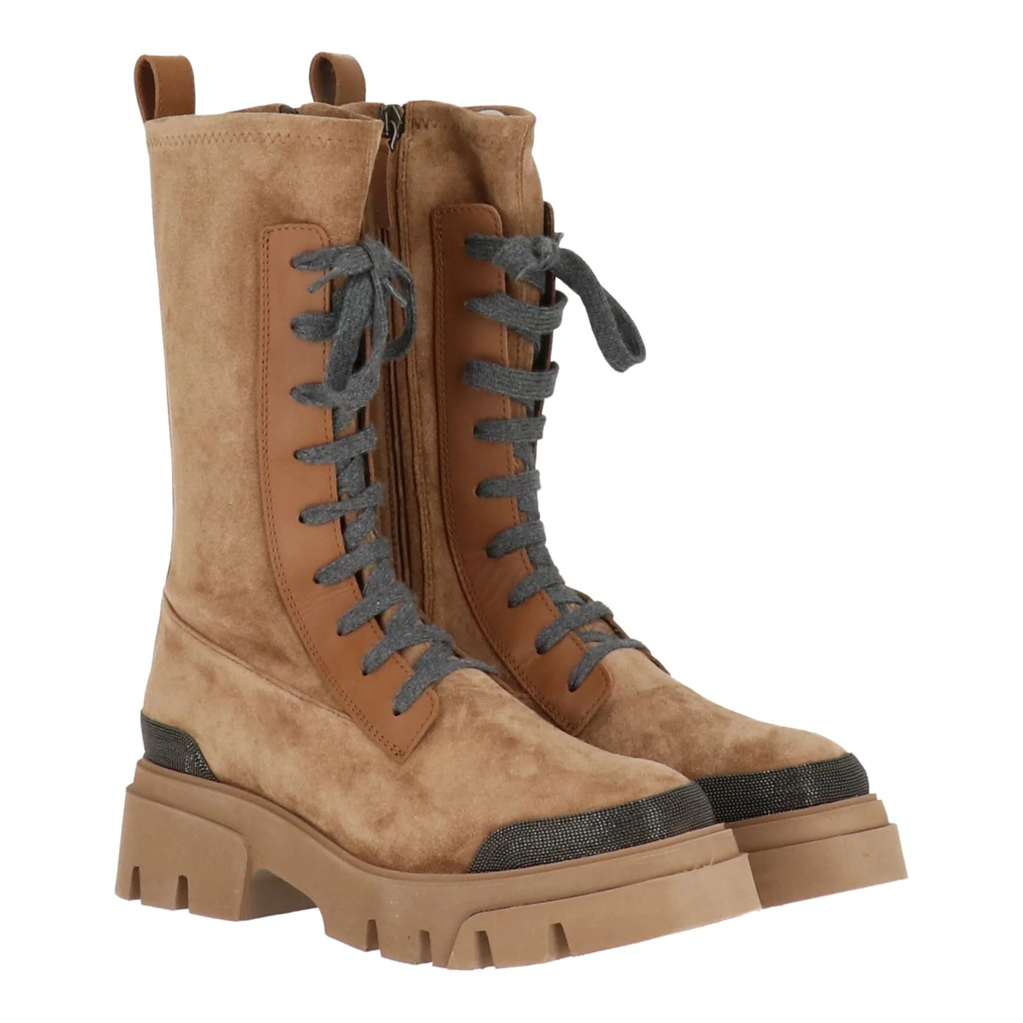 Brunello Cucinelli Womens Brown Boot by LuxeSupply 40.5 | Casual Chic Boutique