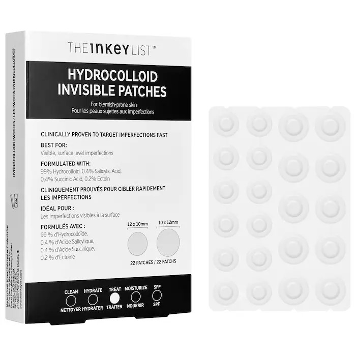 Hydrocolloid Invisible Patches - The INKEY List | Sephora | Sephora (CA)