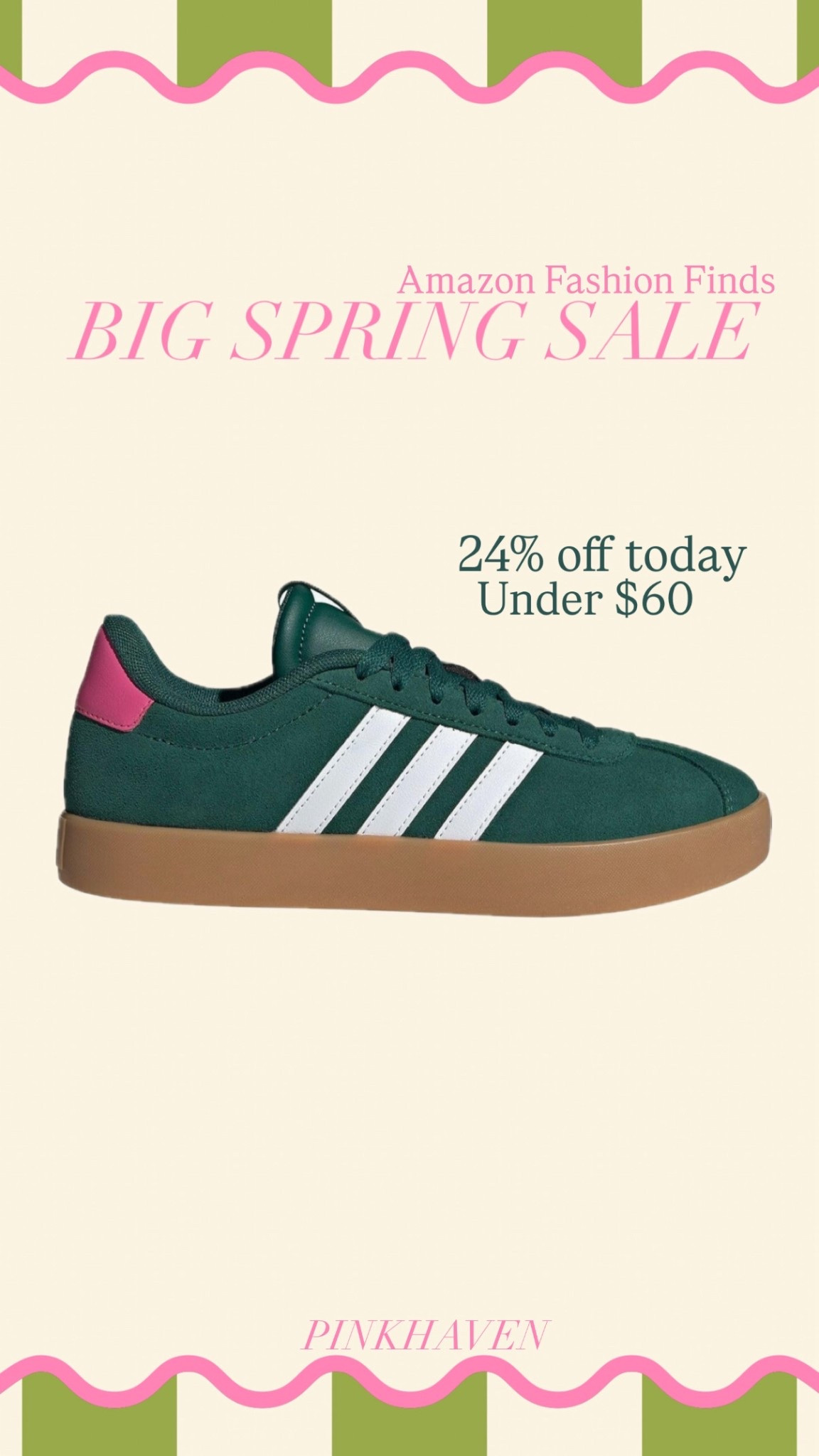 Adias sneaker sale on Amazon- 24% off for a limited time 

#womens #womensfashion #amazonfinds #amazonsale #springsale #sneakers #adias #under60

#LTKActive #LTKSaleAlert #LTKU