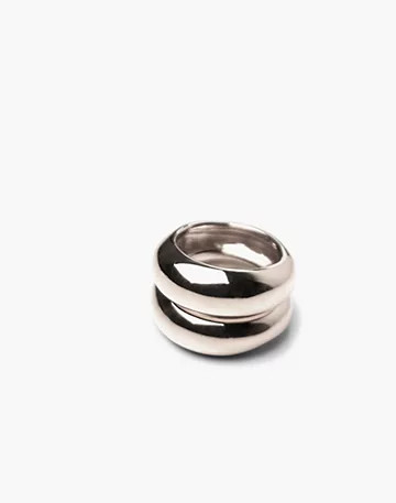 CHARLOTTE CAUWE STUDIO Bubble Ring Set In Sterling Silver | Madewell