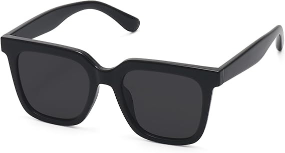 Large Square Sunglasses Trendy Polarized Sunglasses for Women Men Classic Retro Style UV400 Prote... | Amazon (US)