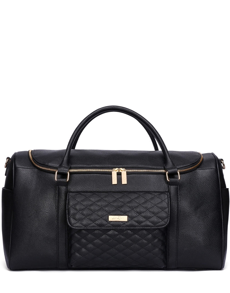 Monaco Travel Bag | Ebony Black | Luli Bebé
