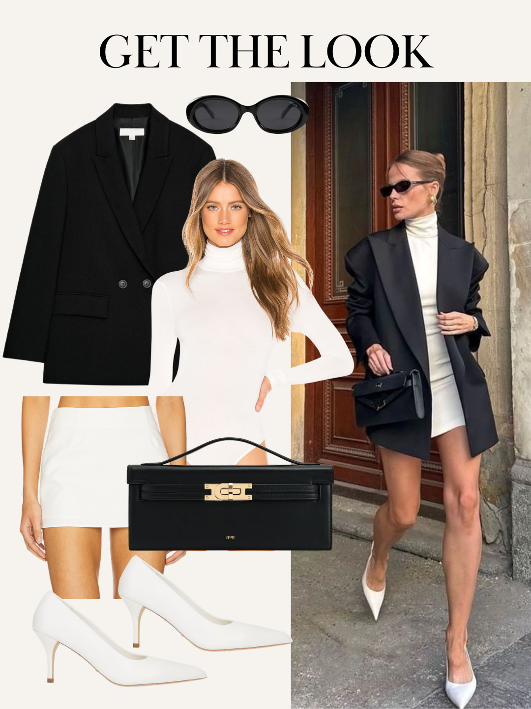 Pinterest inspired look! Oversized blazer outfit idea