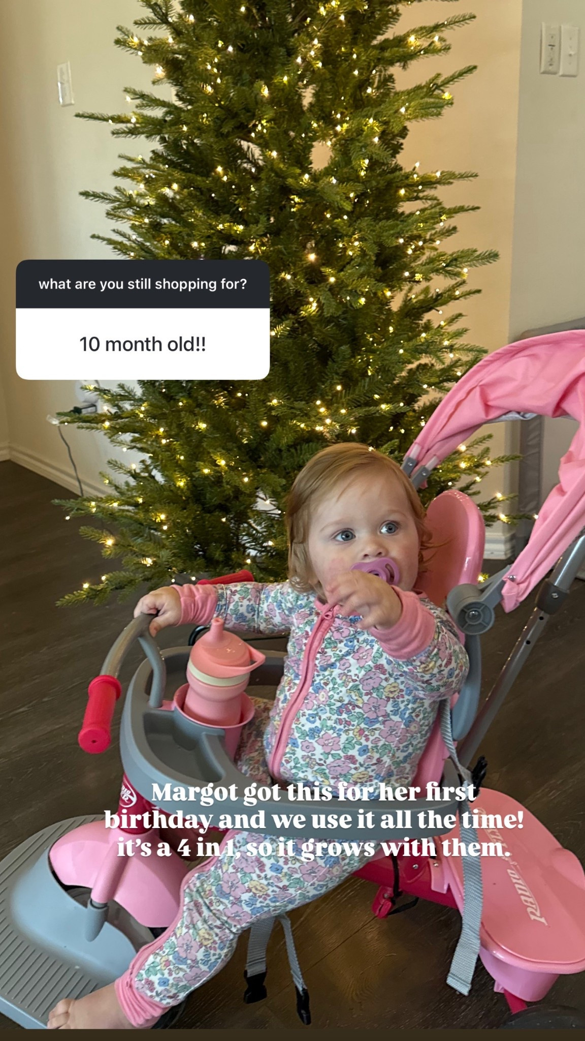 Baby bike for Christmas gift 

#LTKBaby #LTKKids #LTKGiftGuide