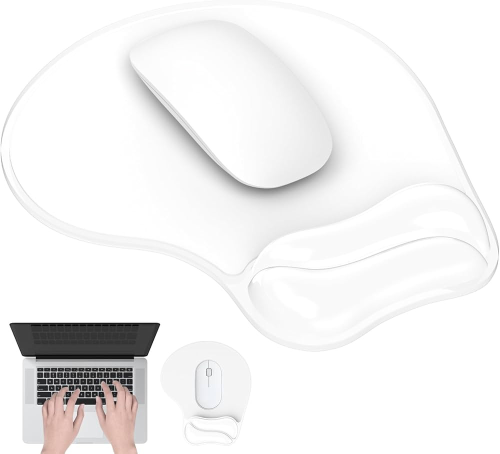 Mouse Pad with Gel Wrist Rest, Ergonomic Comfortable Computer Wrist Support for Laptop, Pain Reli... | Amazon (US)