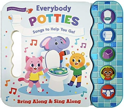 Everybody Potties - Songs To Help You Go! 5-Button Song Children's Board Book, Potty Training (Ea... | Amazon (US)