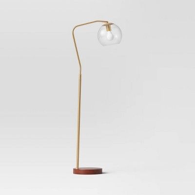 Madrot Glass Globe Floor Lamp Brass  - Project 62&#8482; | Target