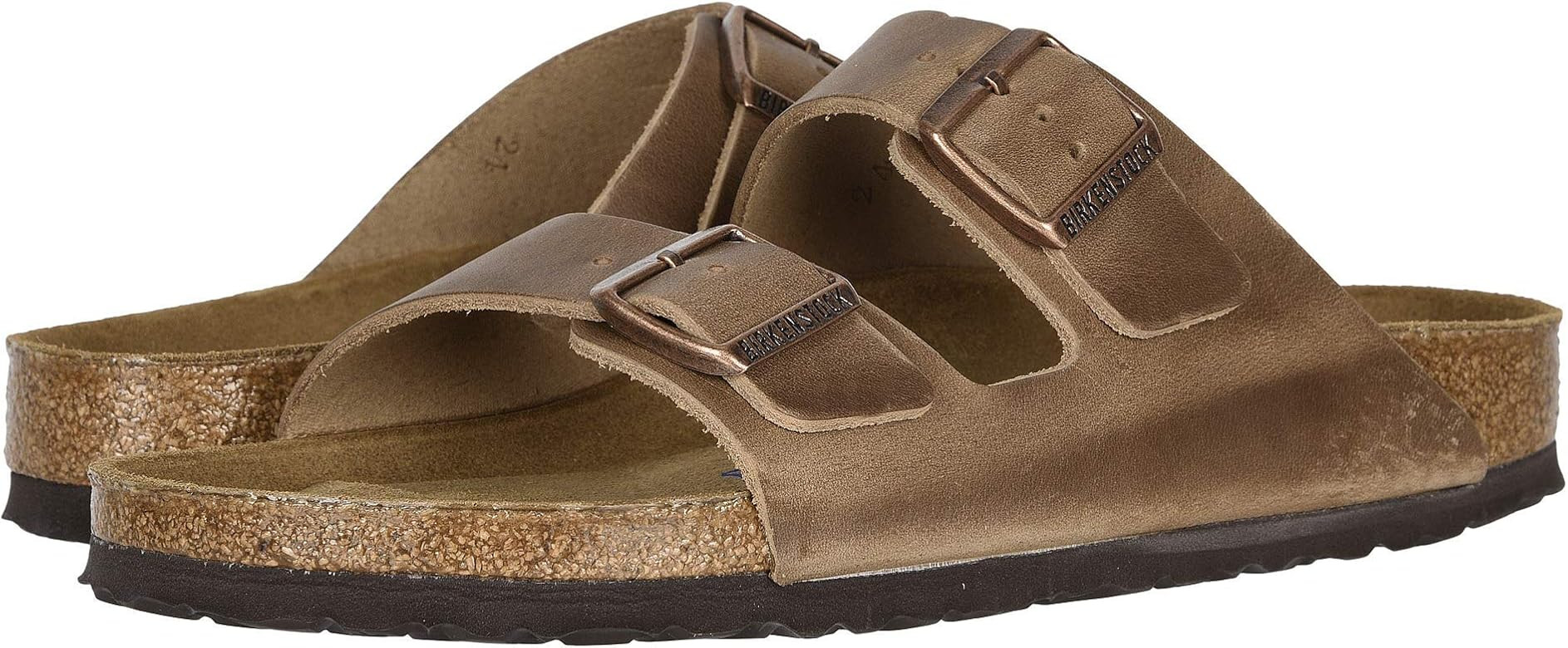 Birkenstock Arizona Soft Footbed - Leather (Unisex) | Amazon (US)