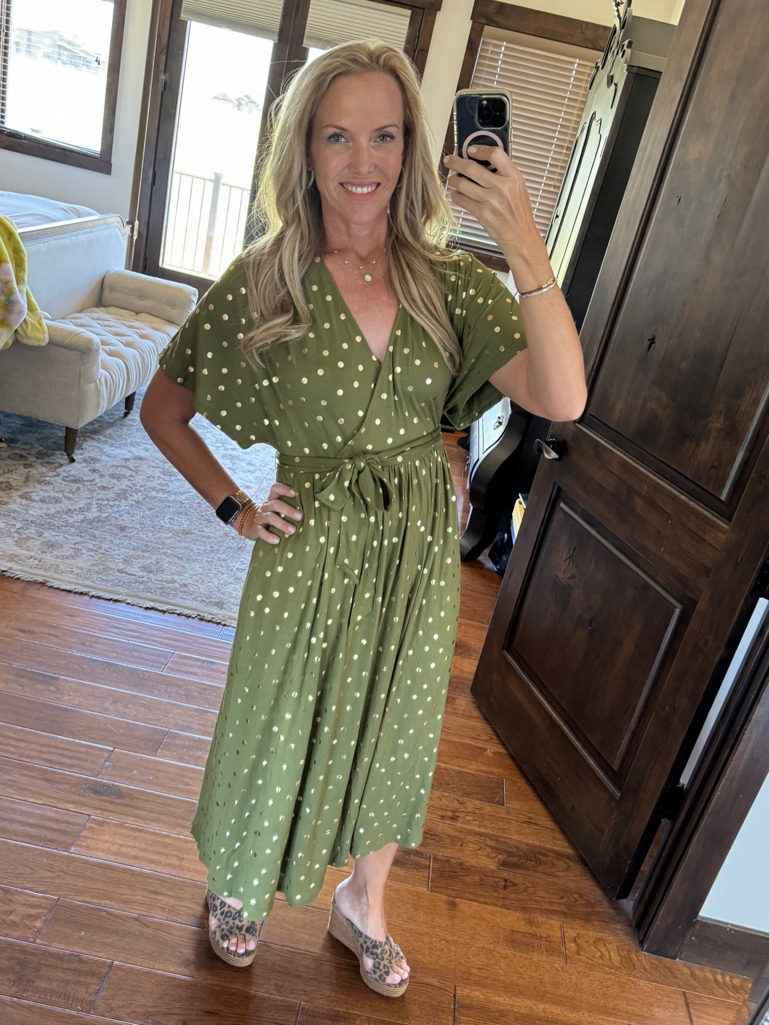 Easy comfy dress from Boden. I would size down in this dress. 

These shoes from Jimmy Choo are so versatile. A great addition to a wardrobe !

#LTKMidsize #LTKOver40