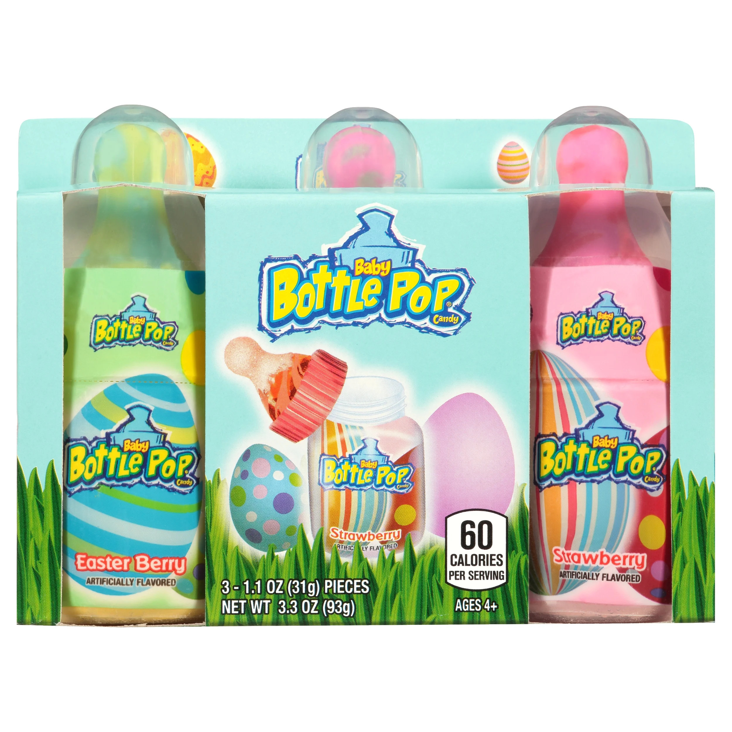 Baby Bottle Pop Easter Candy Giftset , Assorted Fruit Flavors, 3.3 oz, 3 Count Box | Walmart (US)