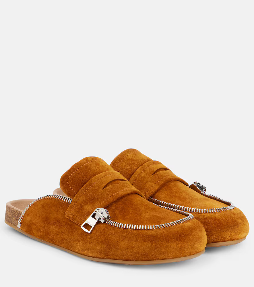 JW Anderson Biker suede mules | Mytheresa (US/CA)