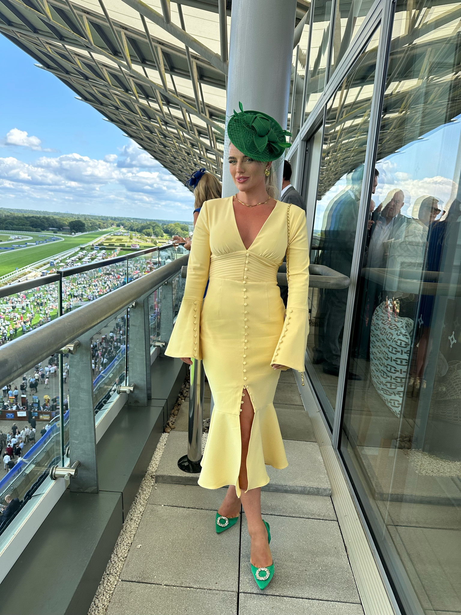 Lady in yellow for a day at Ascot 🐎 💛.

Dress: lavish Alice
Shoes: coast
Fascinator: Amazon 

#LTKsummer #LTKpartywear #LTKwedding
