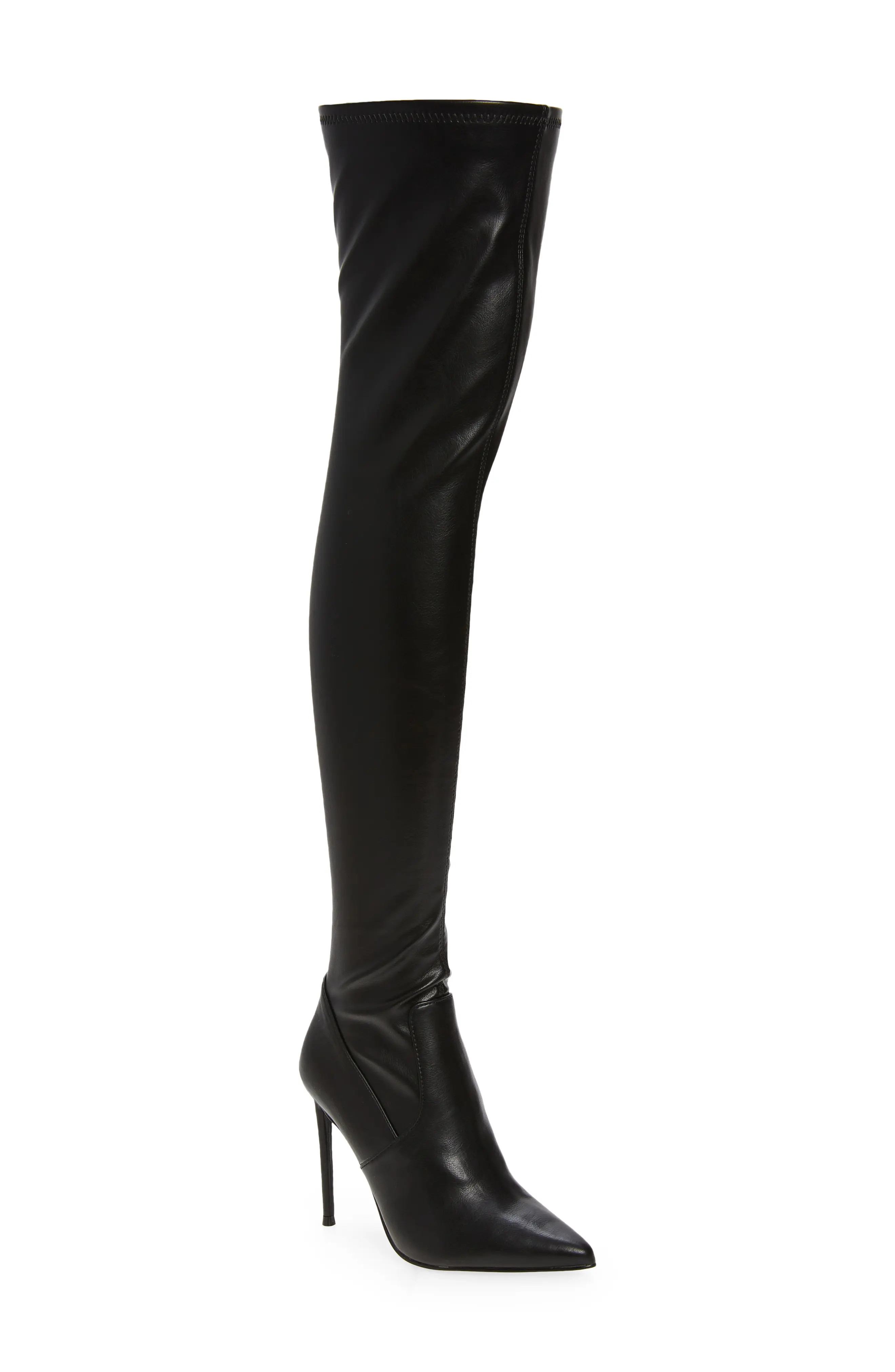 Steve Madden Viktory Over the Knee Boot, Size 6 in Black Pari at Nordstrom | Nordstrom