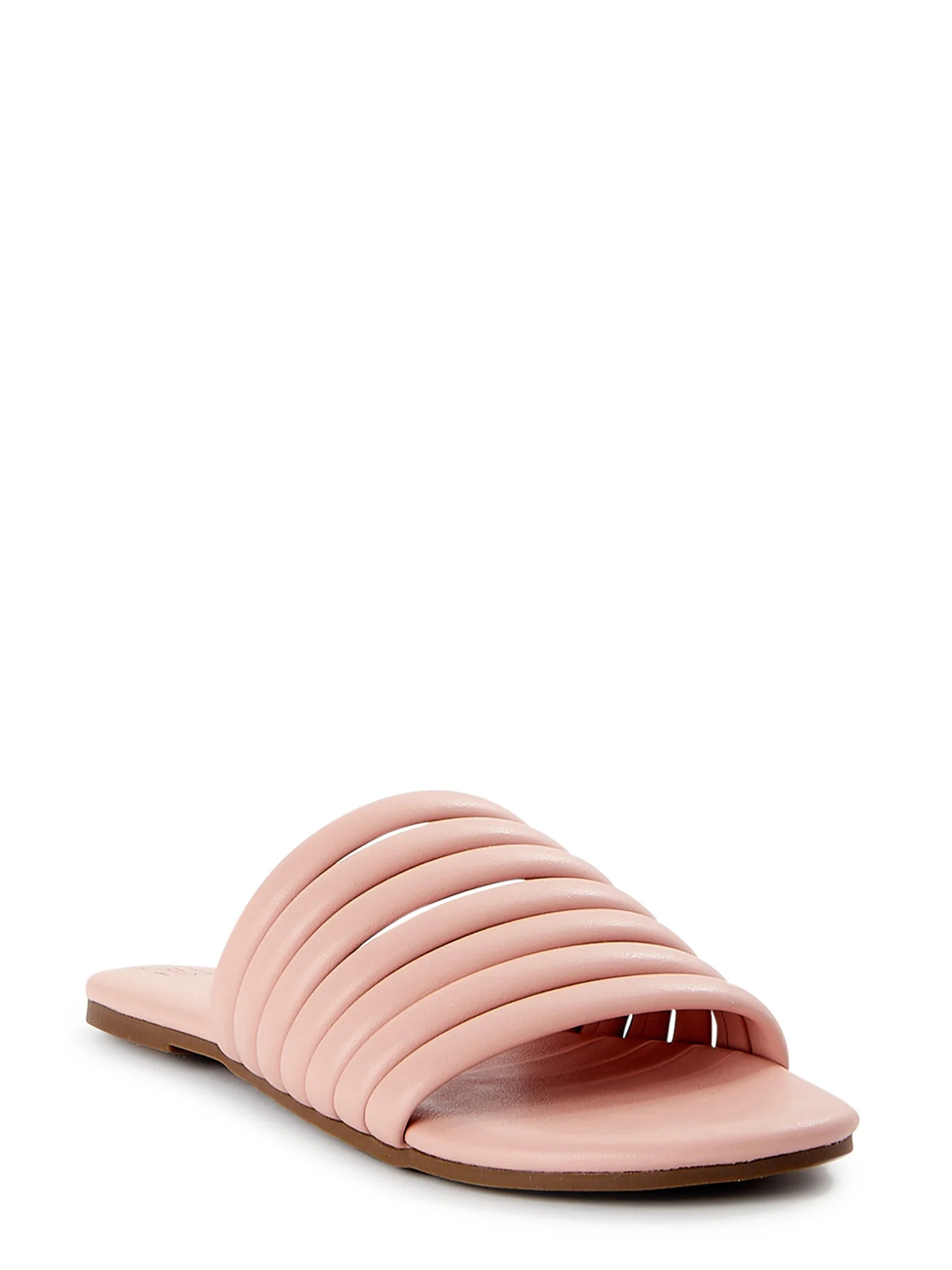 Time and Tru Women's Multi-Band Slide Sandals | Walmart (US)