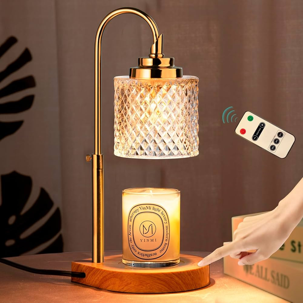 Candle Warmer Lamp, Remote Control & Touch Panel, Latest Upgraded Candle Lamp Warmer with 2-4-8H ... | Amazon (US)