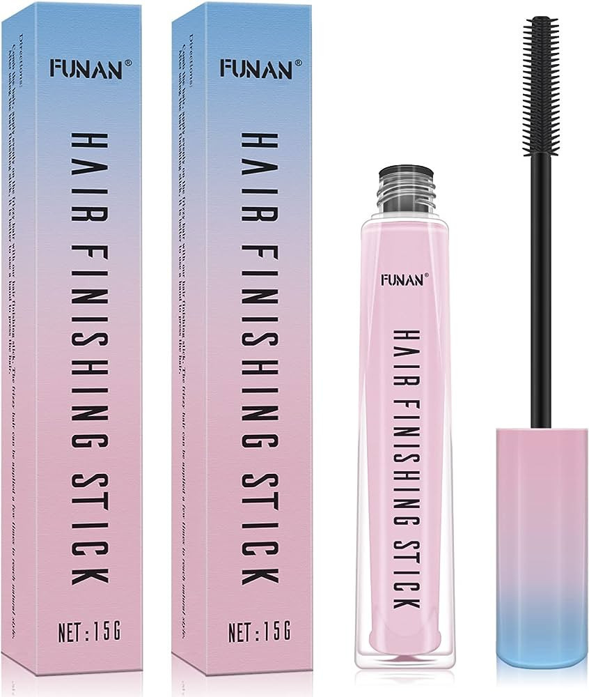 FUNAN Hair Finishing Stick 2 Pack for Small Broken Hair Cream/ Gel for Women Naturally Refreshing... | Amazon (US)
