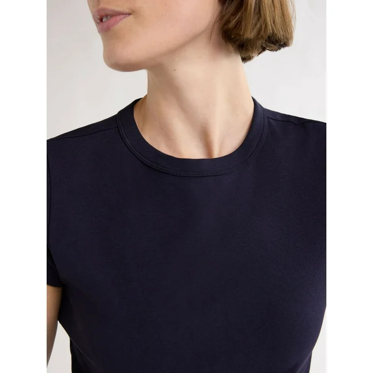 Free Assembly Women's Cap Sleeve Tee, Sizes XS-XXL | Walmart (US)