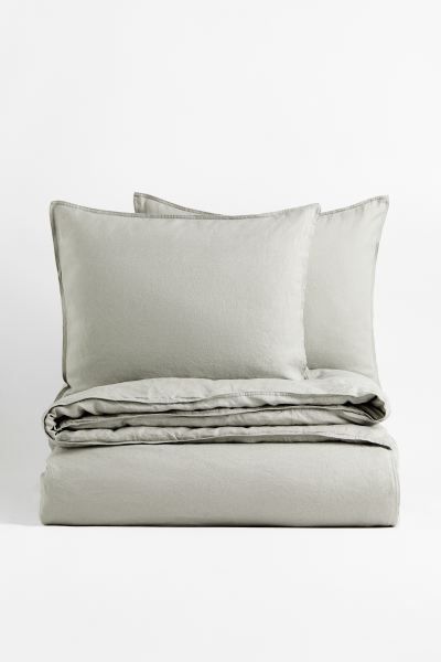 Linen King/Queen Duvet Cover Set | H&M (US + CA)