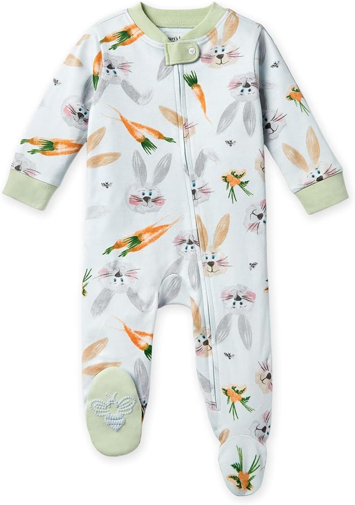 Burt's Bees Baby Baby Girls' Sleep and Play Pajamas, 100% Organic Cotton One-Piece Romper Jumpsui... | Amazon (US)