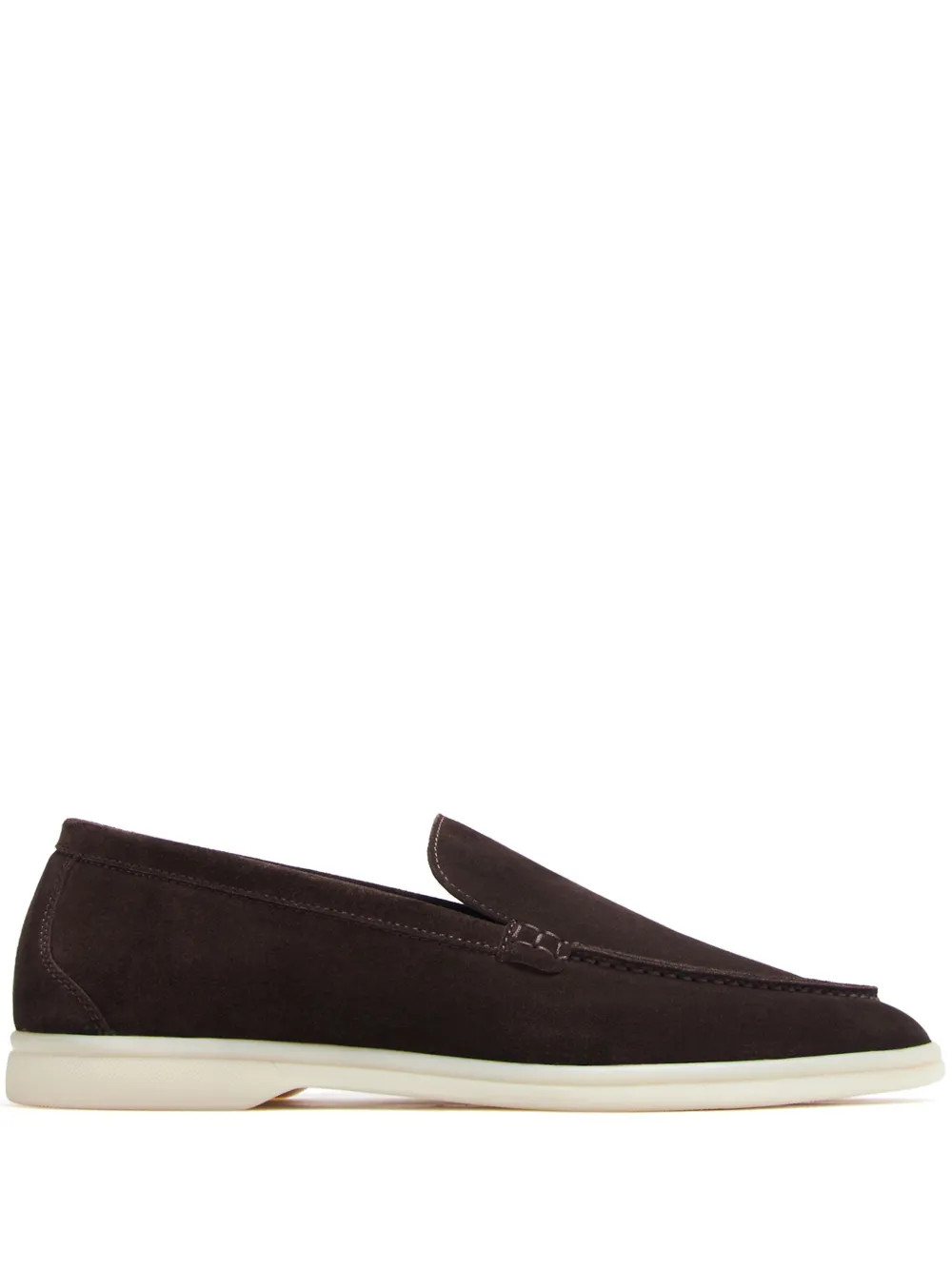Scarosso Ludovica Suede Loafers | Brown | FARFETCH UK | Farfetch Global