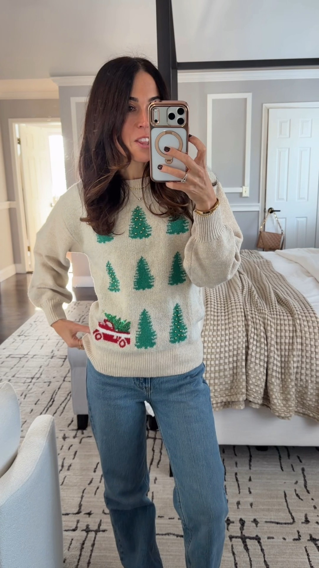 $11 Christmas sweaters from Walmart 🙌🏻 

#LTKHoliday #LTKmomlife #LTKOver40