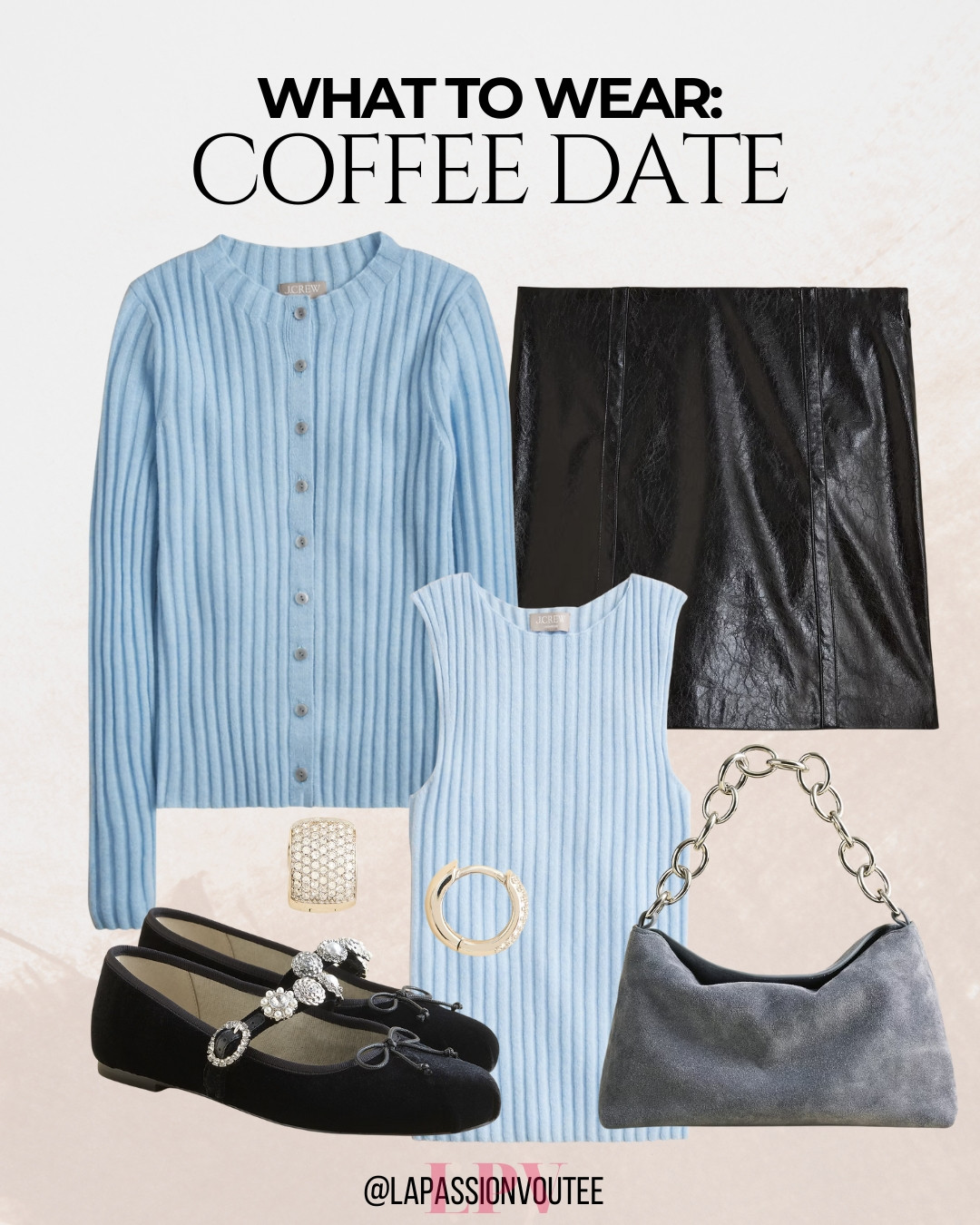This coffee date outfit idea is effortless and chic ☕✨ Comfortable styling with a clean silhouette makes it perfect for low-key plans. Ideal for morning coffee runs, afternoon meetups, or casual dates when you want something stylish without trying too hard. Easy, cozy, and wearable. 💫🤍 

 #LTKSeasonal #LTKFindsUnder50 #LTKFindsUnder100