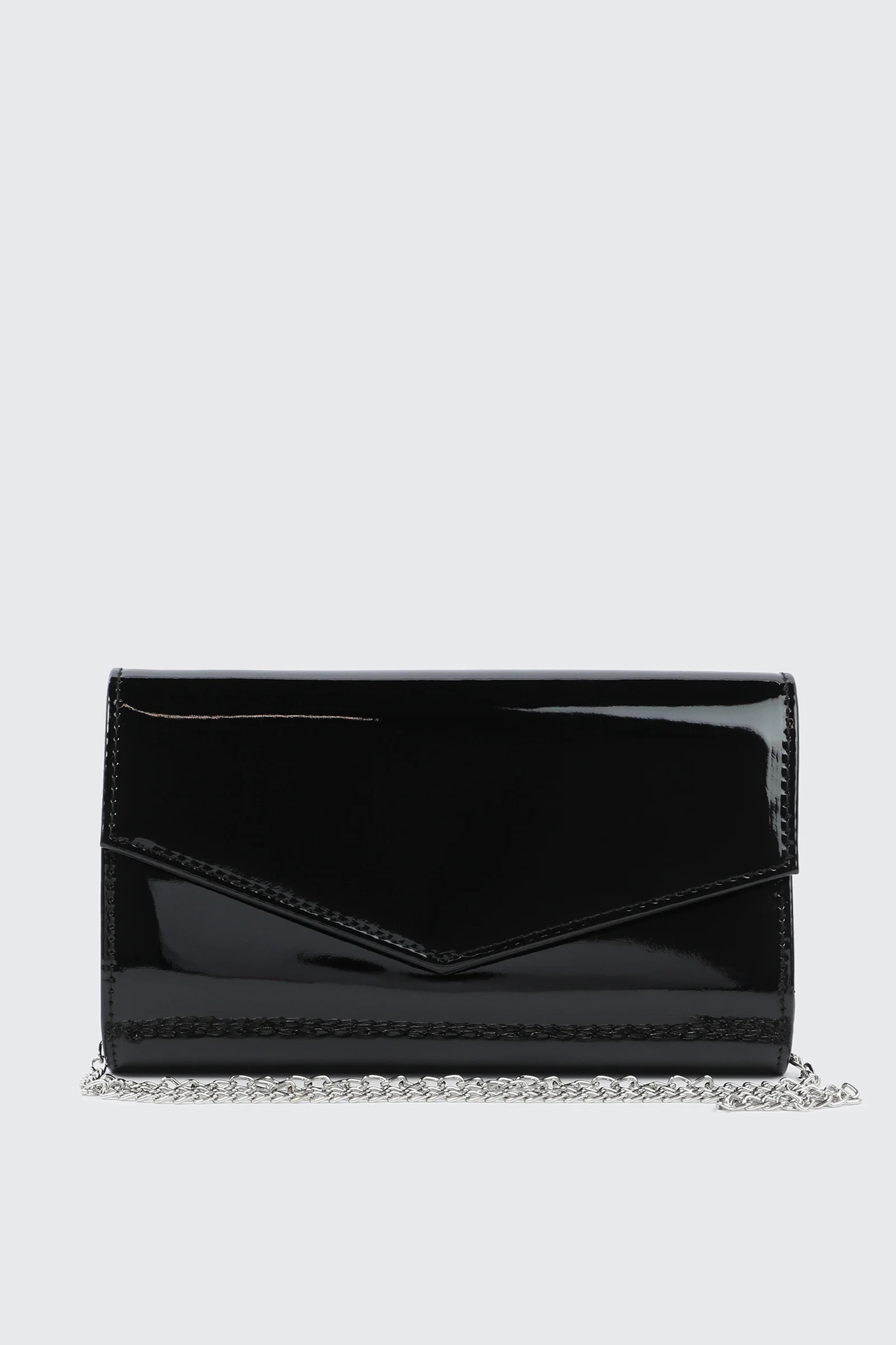 Patent Faux Leather Clutch | Ardene