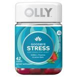 Olly Goodbye Stress Dietary Supplement Gummies - Berry Verbena - 42ct | Target