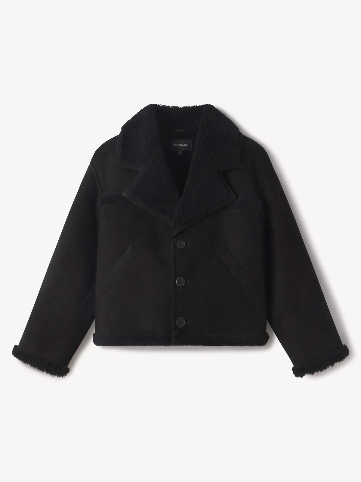 Black Shearling Ranch Jacket - Buck Mason- Modern American Classics | Buck Mason