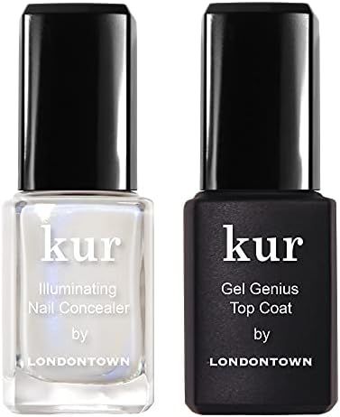 LONDONTOWN kur Conceal & Go Duo Set, Includes Nail Illuminating Concealer & Gel Genius Top Coat | Amazon (US)