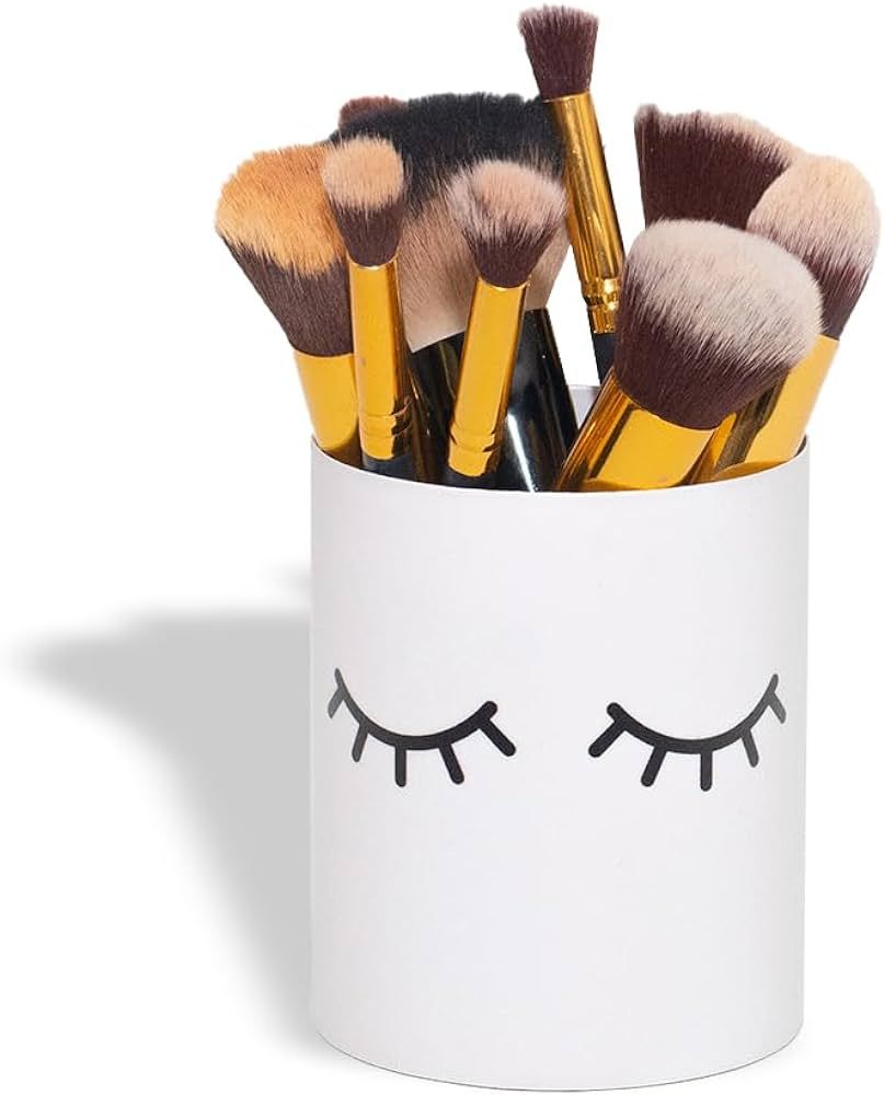 GEGUTON Pen Holder with Makeup Design - Accessories & Pencil Holders for Desk Organizers, Decorat... | Amazon (US)