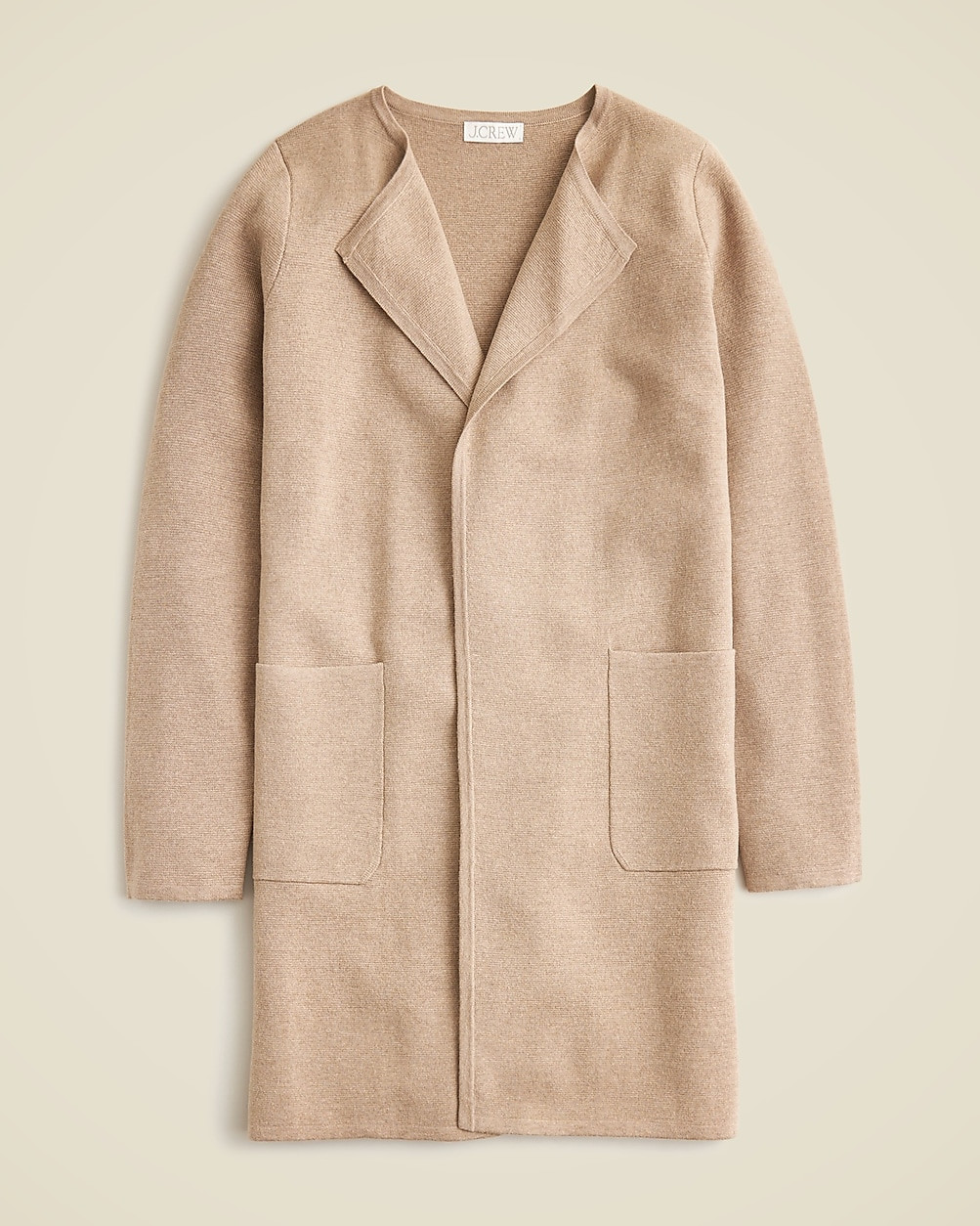 Juliette collarless sweater-blazer | J. Crew US