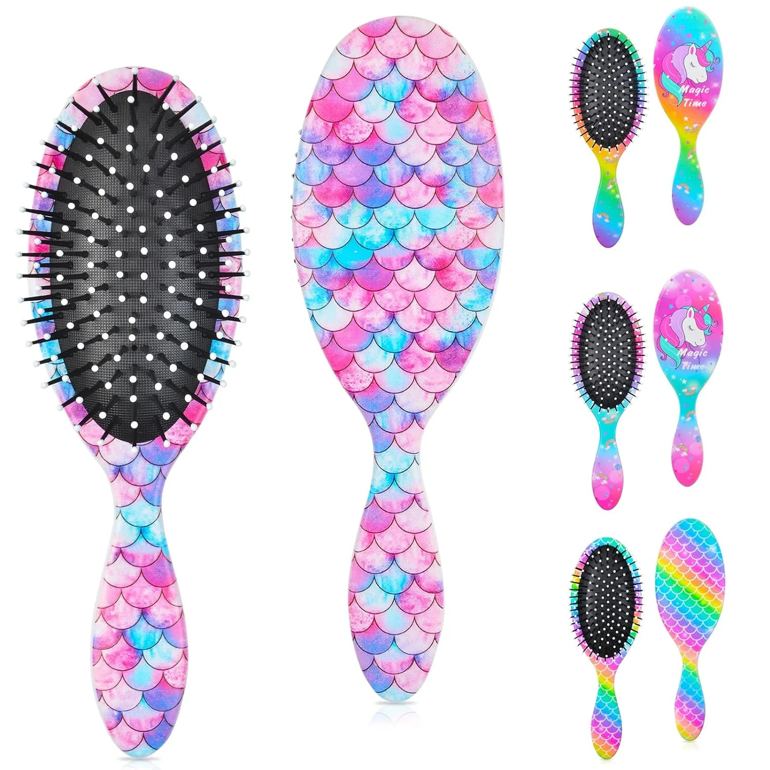 Ausletie Wet Hair Brushes for Women Kids, rapunzel hair brush, Glide Through Tangles with Ease, M... | Walmart (US)