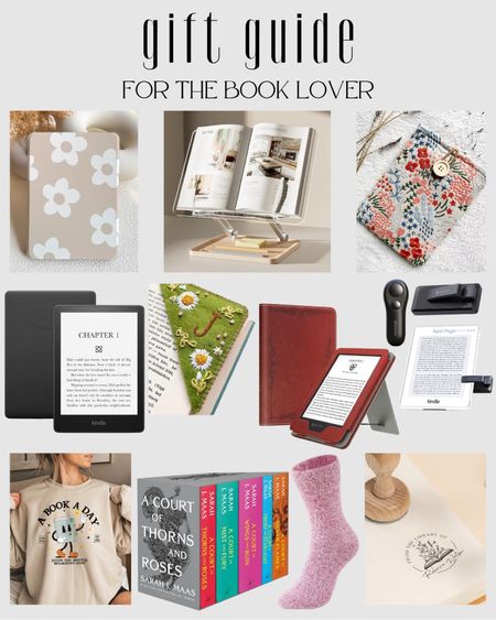 My gift guide for the book lover in your life…which in my family is basically everyone! There are some great Amazon kindle gifts in this bundle as well as accessories and fun cases (sooo many good ones on Etsy) 👀!! These are actually great family, coworker, teen, or parents gifts too - if you know someone who reads this is for them! 

#LTKGiftGuide #LTKHoliday #LTKSeasonal