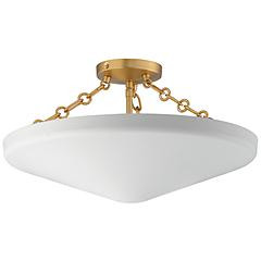 Maxim Artemis 19 3/4" Wide Natural Aged Brass 3-Light Flush Mount | www.lampsplus.com | Lamps Plus