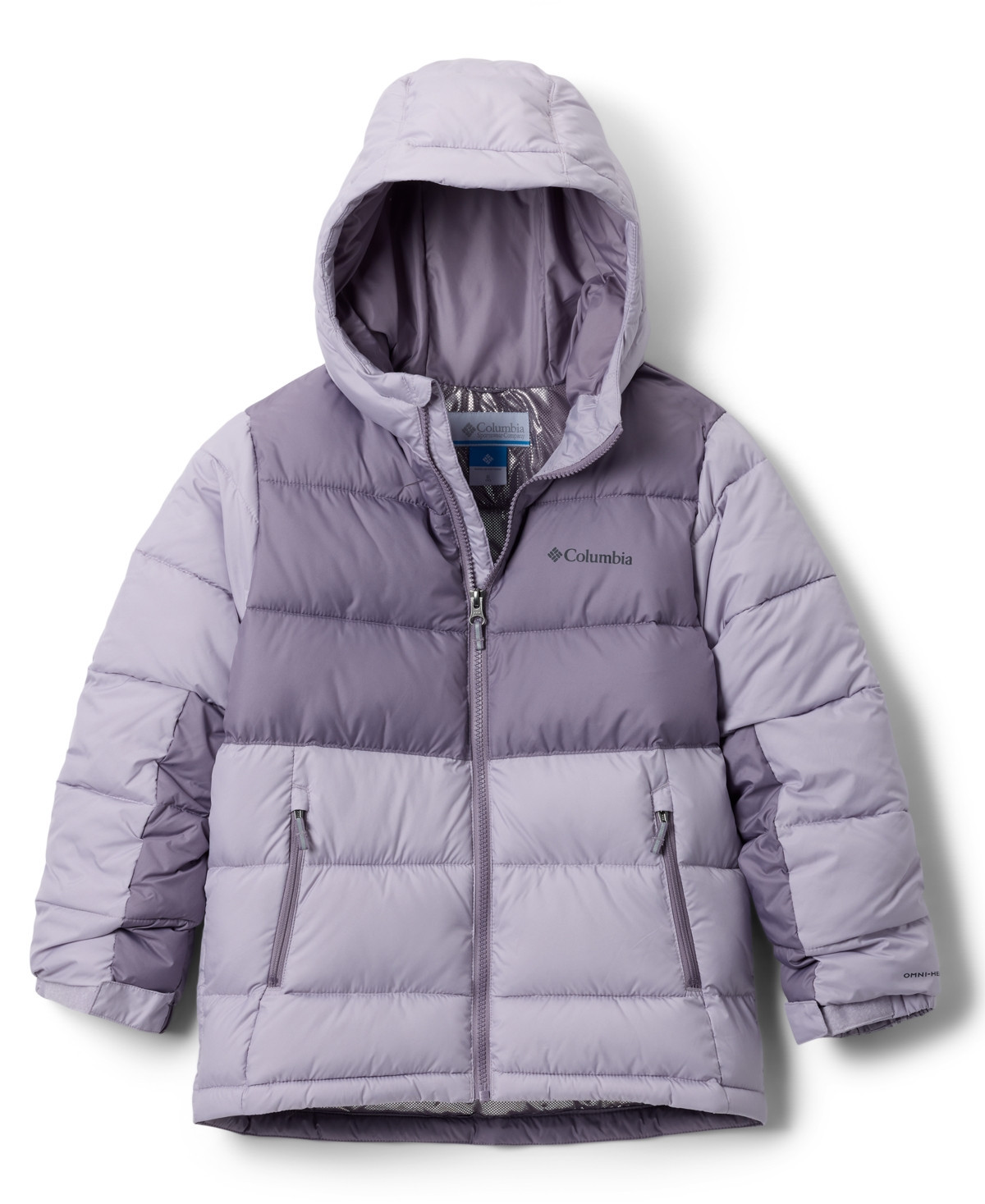 Columbia Big Boys Pike Lake Ii Quilted Full-Zip Hooded Puffer Jacket - Lavender Pearl/Shale Purple | Macy's