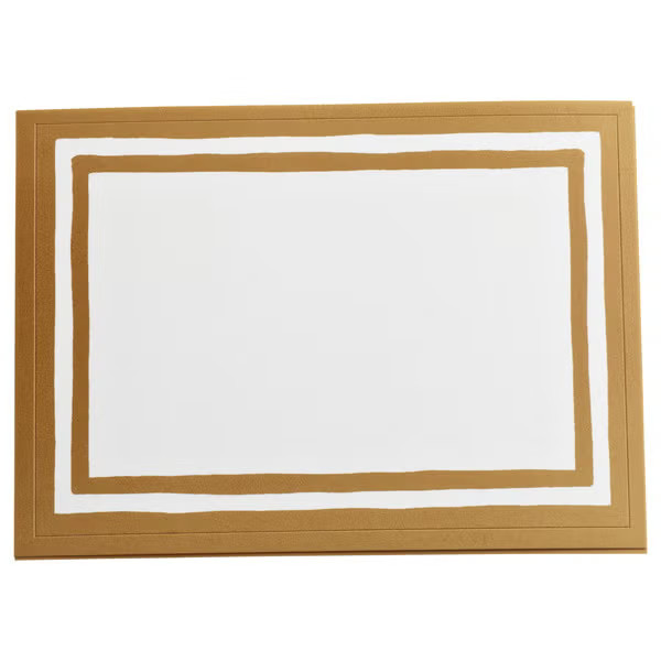 Caspari Stripe Bordered Adhesive Gift Tags Pkg/12 | The Container Store